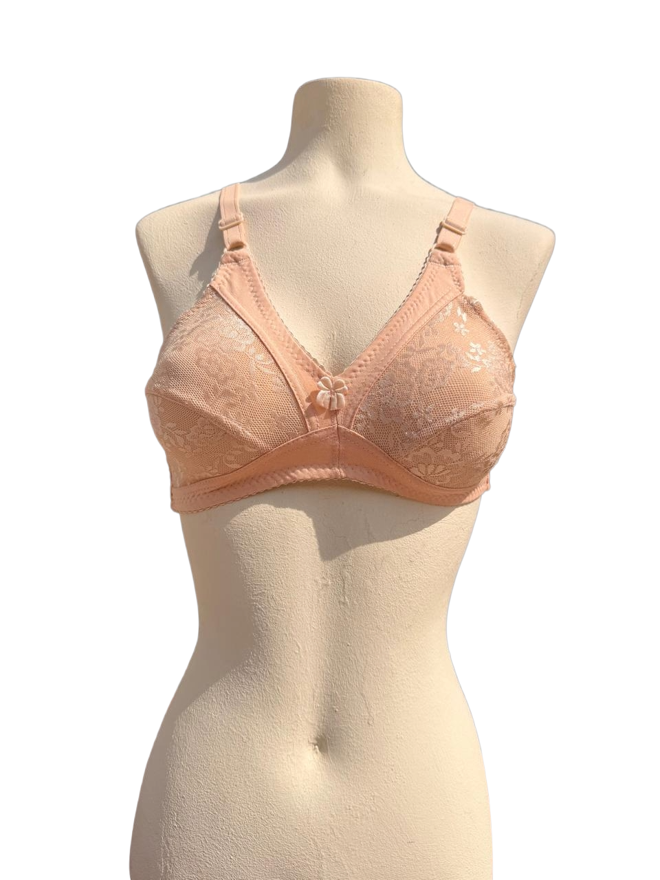 Soft-Touch Full Net Cup HosieryCotton Bra For DailyWear [Pack Of 4]