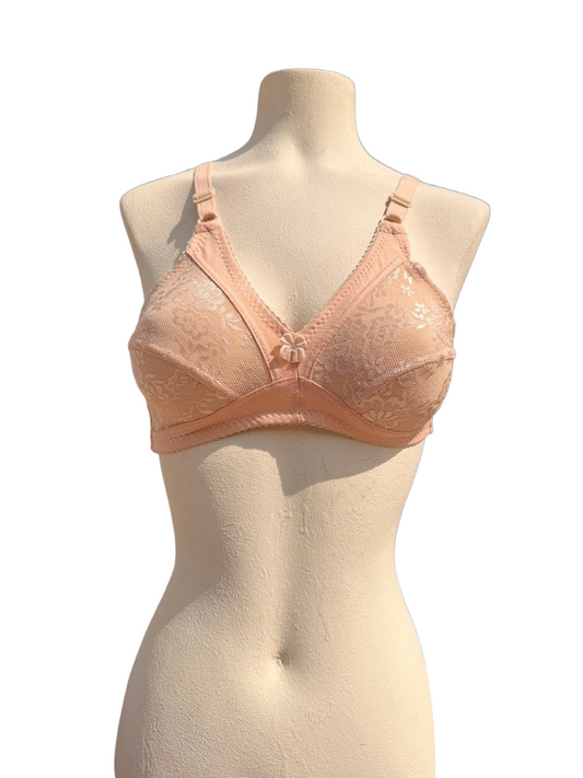 Soft-Touch Full Net Cup HosieryCotton Bra For DailyWear [Pack Of 4]
