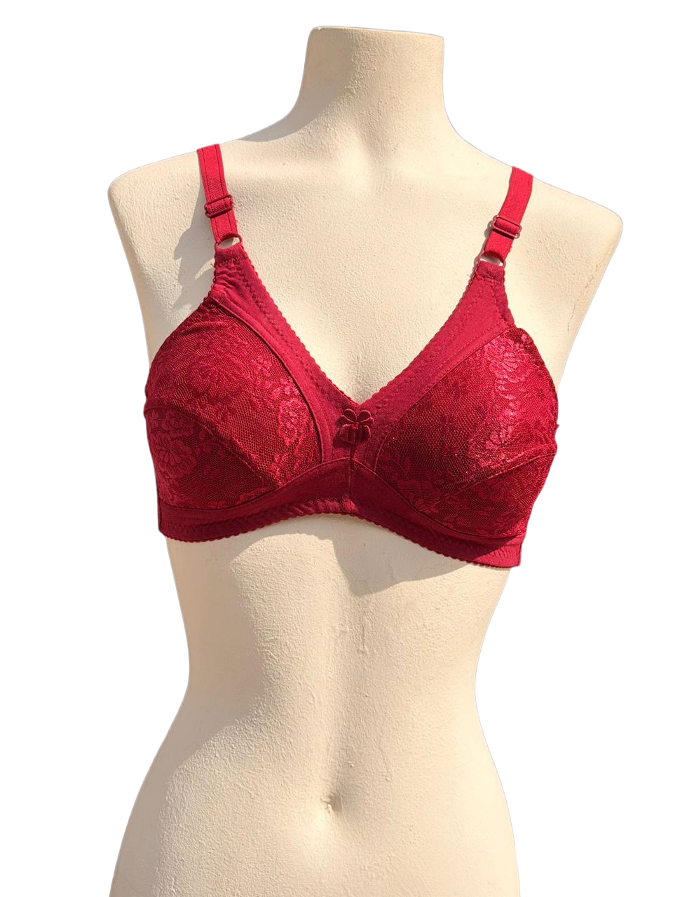 Soft-Touch Full Net Cup HosieryCotton Bra For DailyWear [Pack Of 4]