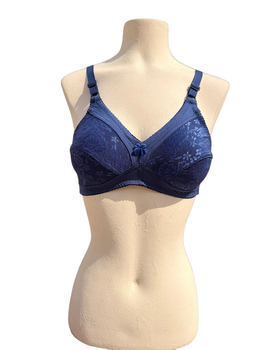 Soft-Touch Full Net Cup HosieryCotton Bra For DailyWear [Pack Of 4]