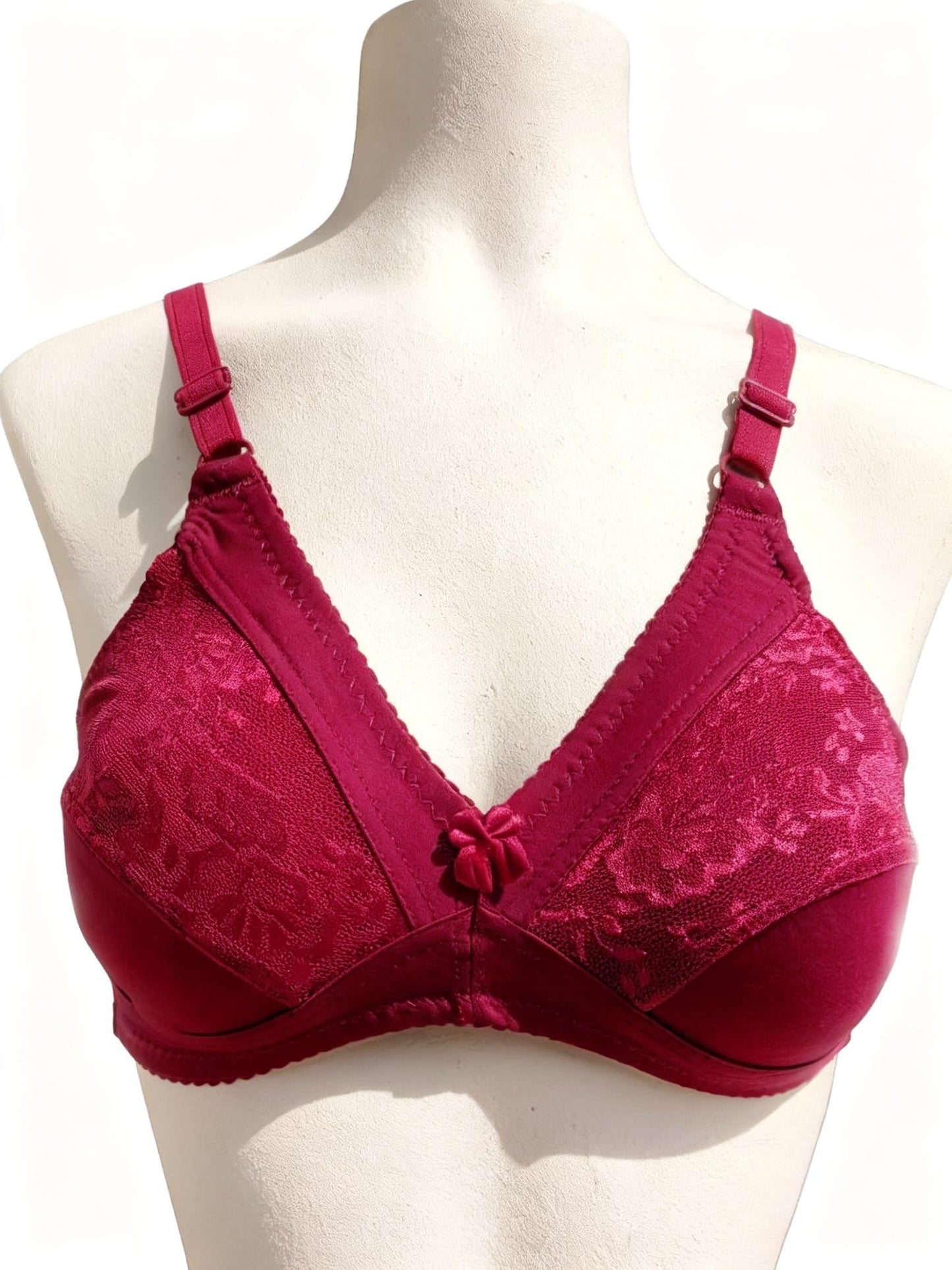 Soft-Touch Half Net Cup HosieryCotton Bra For DailyWear